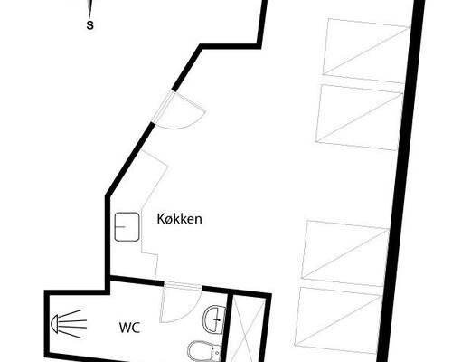1 værelses lejlighed i Århus C