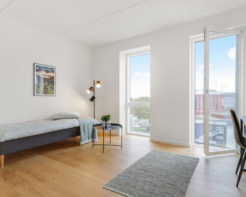 The Residence CPH - Moderne lejebolig med 2 soveværelser og stor altan