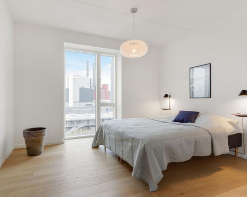 The Residence CPH - Moderne lejebolig med 2 soveværelser og stor altan