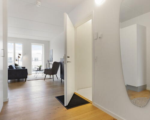 The Residence CPH - Moderne lejebolig med 2 soveværelser og stor altan