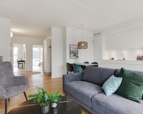 The Residence CPH - Moderne lejebolig med 2 soveværelser og stor altan