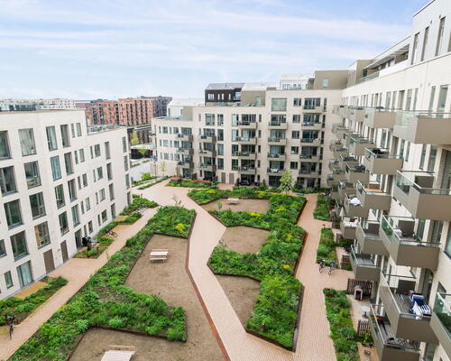 The Residence CPH - Moderne lejebolig med 2 soveværelser og stor altan