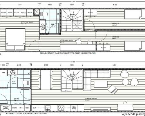 Stort og moderne rækkehus i Malling