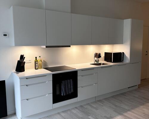 2-værelses med moderne materialevalg