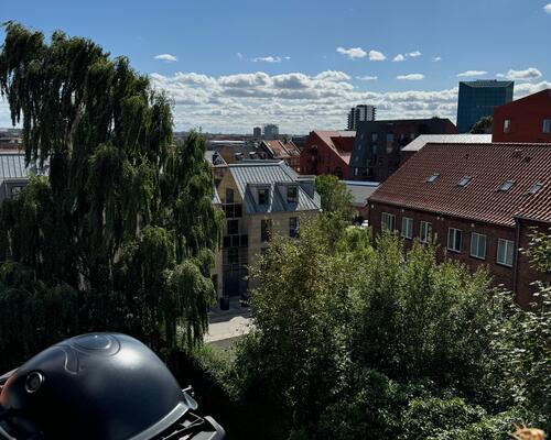 Charmerende og delevenlig lejlighed med altan