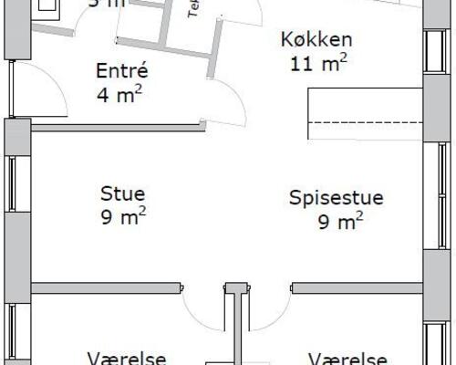 Nybyggeri, 3 værelses lejlighed