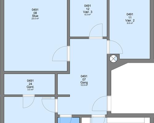 4 værelses lejlighed i Frederikshavn