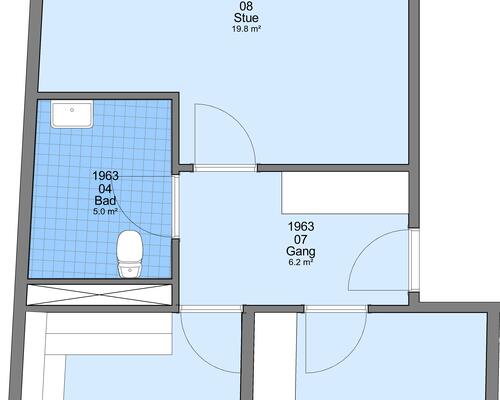 2 værelses lejlighed i Frederikshavn