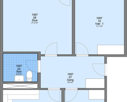 3 værelses lejlighed i Frederikshavn