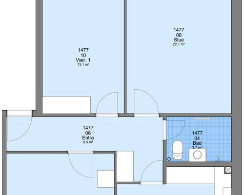 3 værelses lejlighed i Frederikshavn