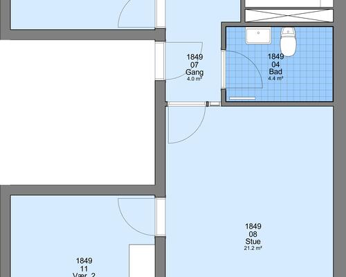 3 værelses lejlighed i Frederikshavn