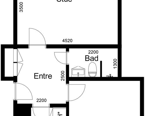 2 værelses lejlighed i Tønder