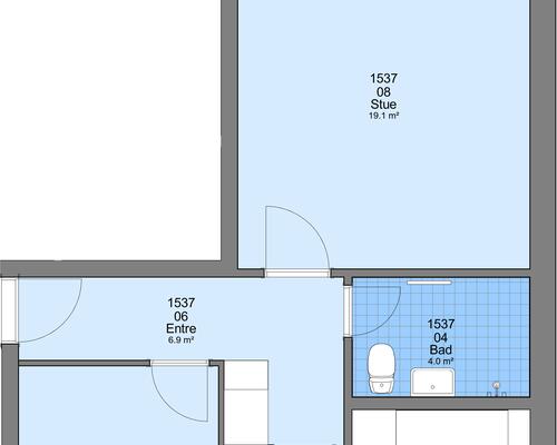 2 værelses lejlighed i Frederikshavn