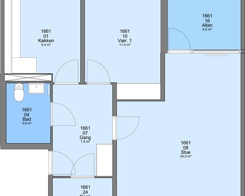 2 værelses lejlighed i Frederikshavn