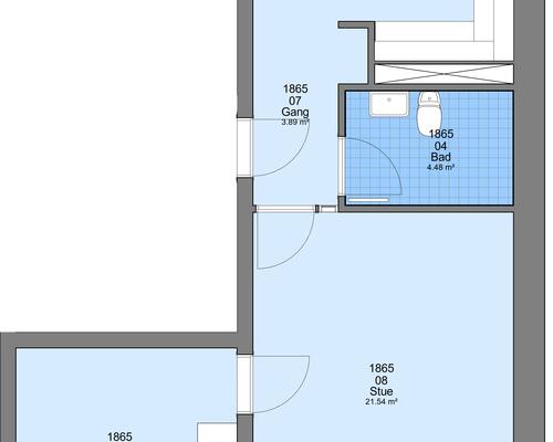 2 værelses lejlighed i Frederikshavn