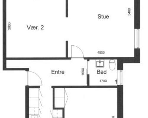 3 værelses lejlighed i Skive