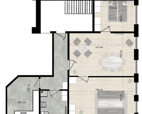 3 værelses lejlighed i Aabenraa