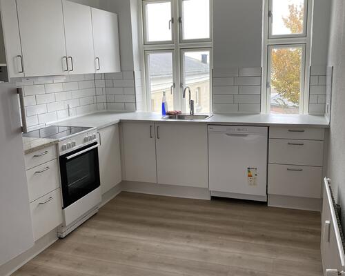 Tæt på havnen i Nyborg