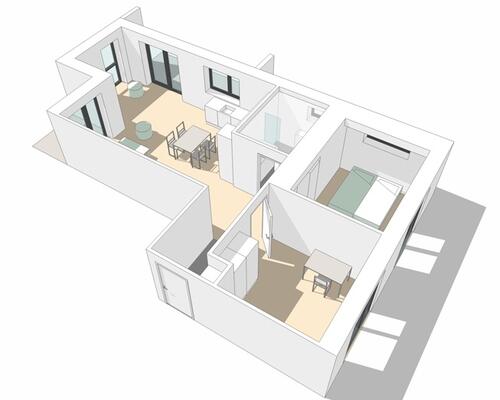 3 værelses lejlighed i Odense C