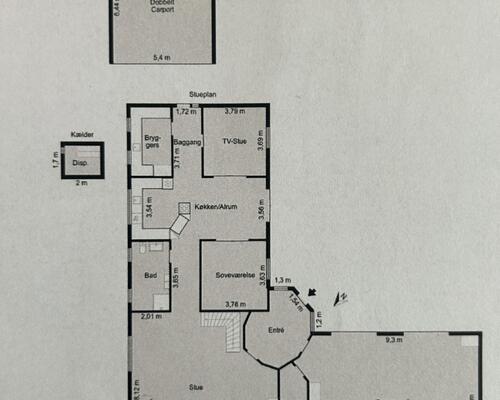 3 værelses hus i Brande