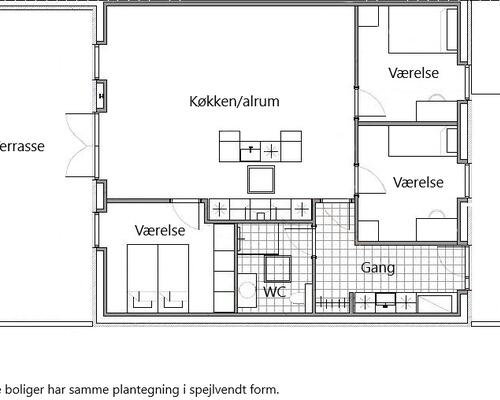 4 værelses hus i Kjellerup