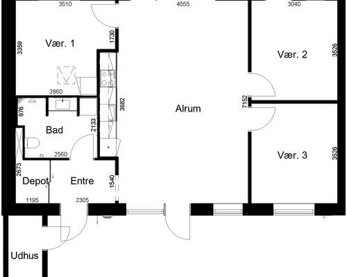 4 værelses hus i Harndrup