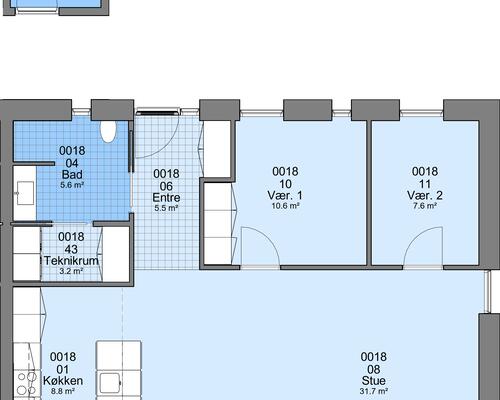 3 værelses hus i Hanstholm