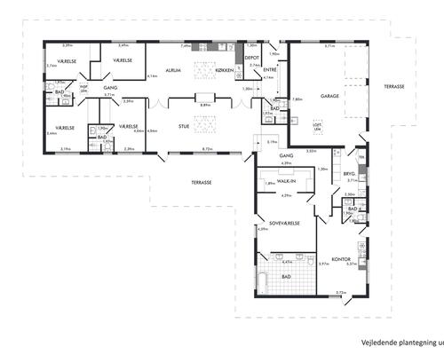 Eksklusiv møbleret liebhaverbolig på Krogkær, Roskilde – 283 m² luksus med plads til hele familien