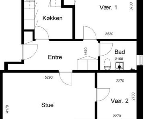 3 værelses lejlighed i Skive