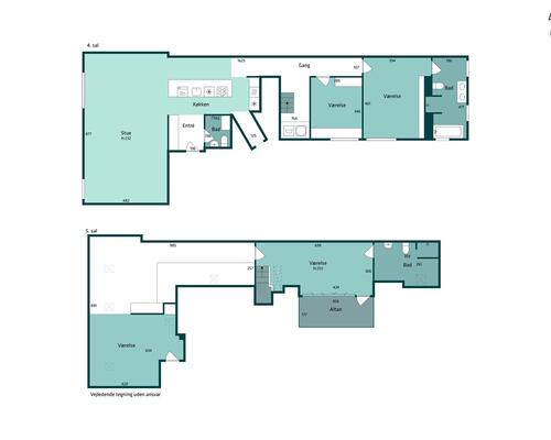 5 værelses lejlighed i København K