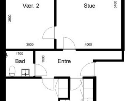 3 værelses lejlighed i Skive