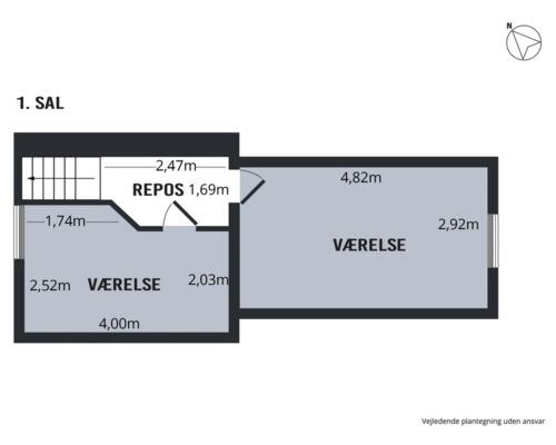 3 værelses hus i Øster Assels