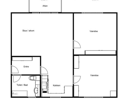 3 værelses lejlighed i Hobro