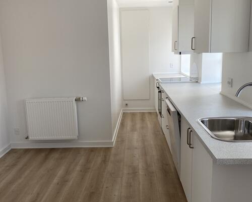 Nybygget lejlighed midt i byen