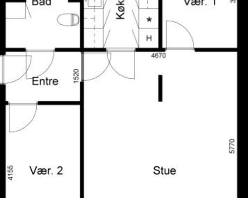 3 værelses lejlighed i Skive