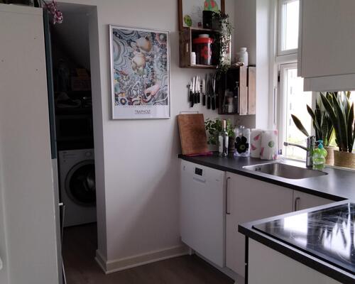 Mega hyggelig lejlighed med Walk IN.