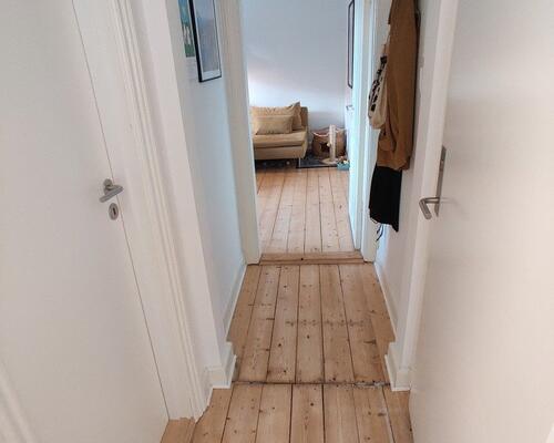 Mega hyggelig lejlighed med Walk IN.