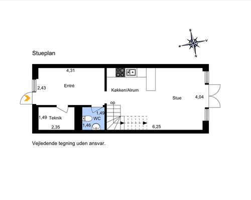 2 værelses hus i Liseleje