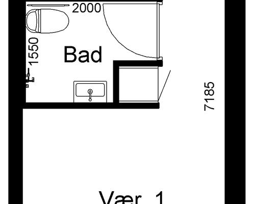 1 værelses lejlighed i Slagelse