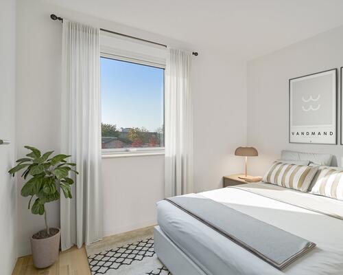 Moderne lejlighed centralt i Hillerød