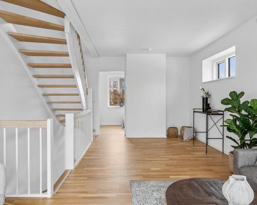 Skønt rækkehus i tre plan
