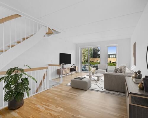 Skønt rækkehus i tre plan