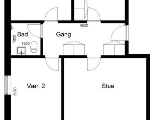 3 værelses lejlighed i Skive