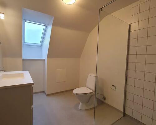 Hyggelig lejlighed i Herning midtby med skrå vægge