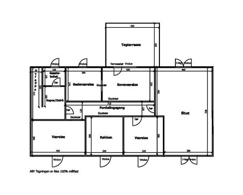 Stor, 4-Værelses Lejlighed I Frederikshavn