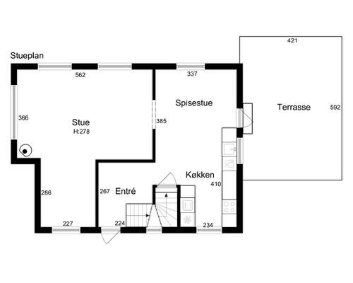 Villa med klassisk charme og moderne komfort, Hasle