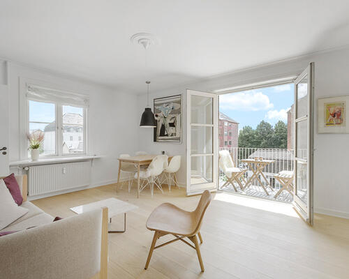 4 værelses lejlighed i Charlottenlund