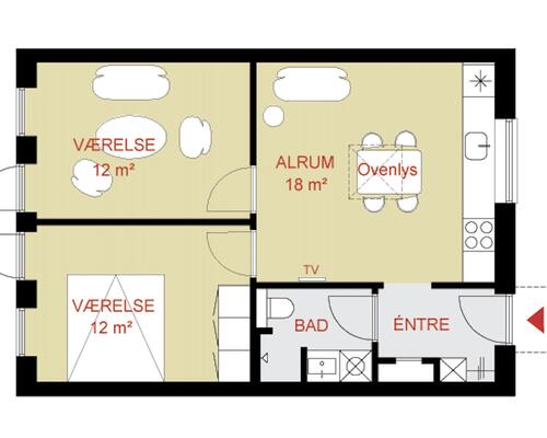 Eftertragtet rækkehus tæt på Aarhus med egen have