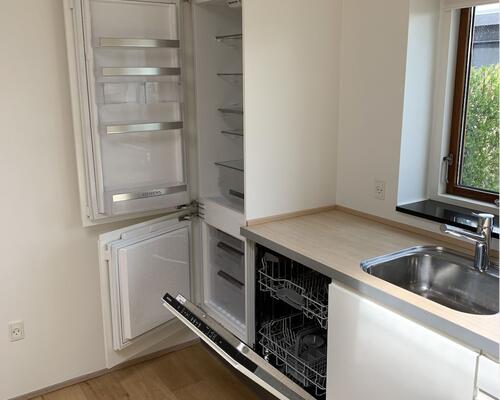 Eftertragtet rækkehus tæt på Aarhus med egen have