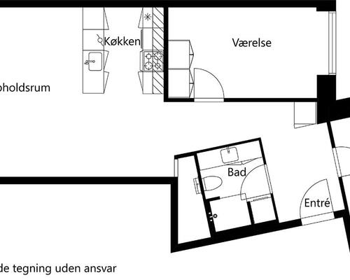3 værelses lejlighed i Hillerød